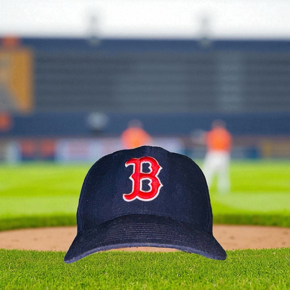 Official Boston Red Sox Youth Navy Blue Adjustable Hat - OC Sports Brand